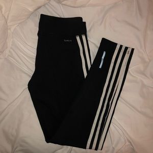 Classic Adidas Three Stripe Leggings